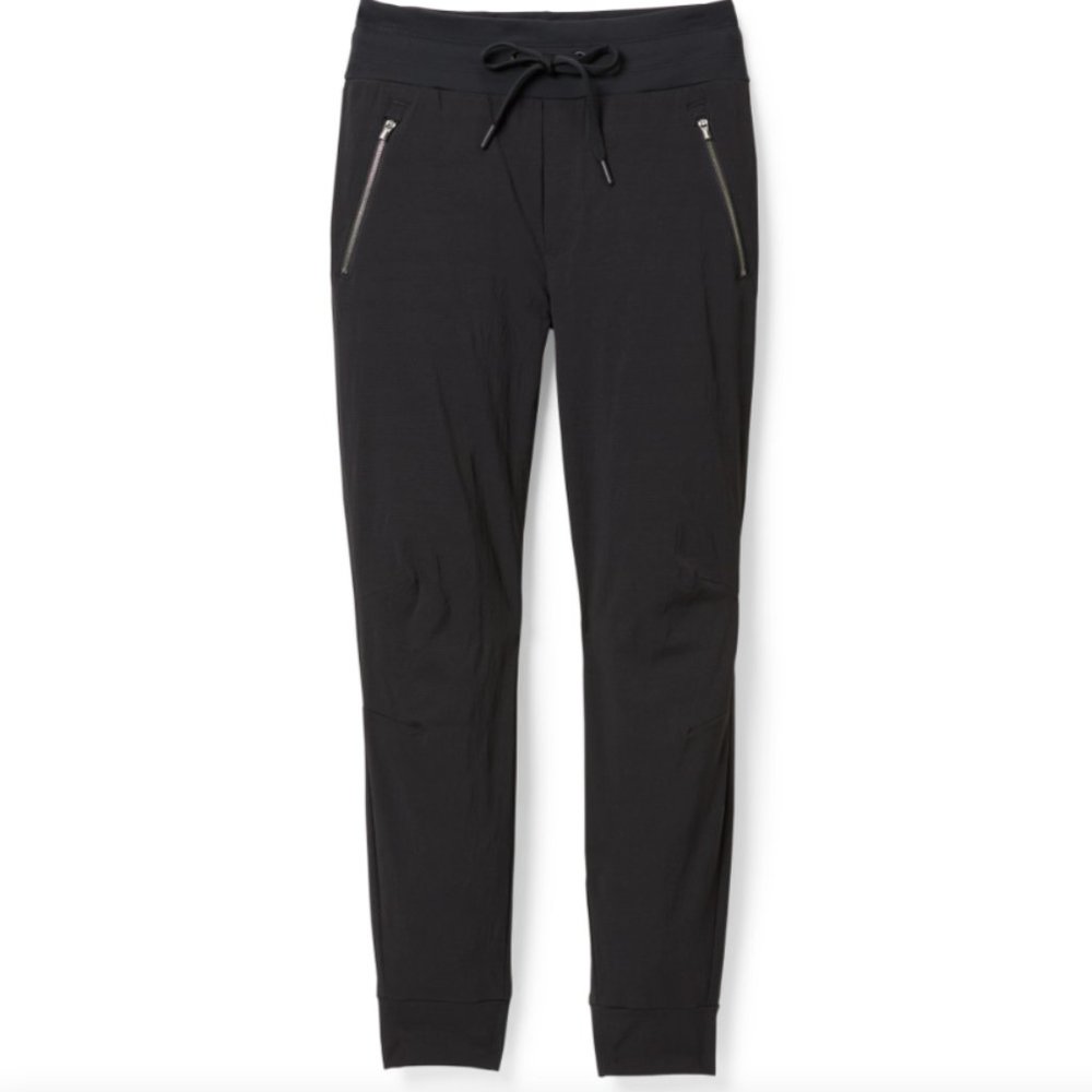 NWT Athleta Trekkie North Drawstring Pull On Joggers - Women's Size 4 Black